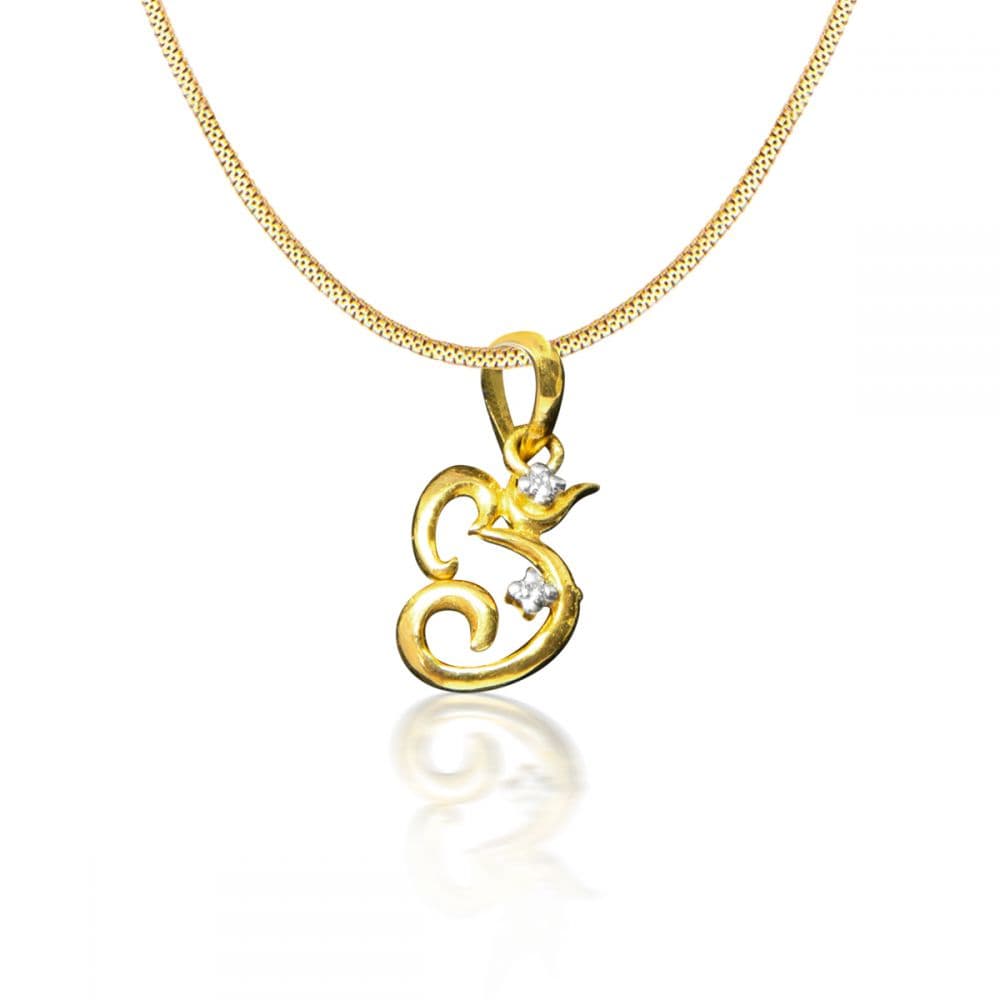 Gold and Diamond Pendant