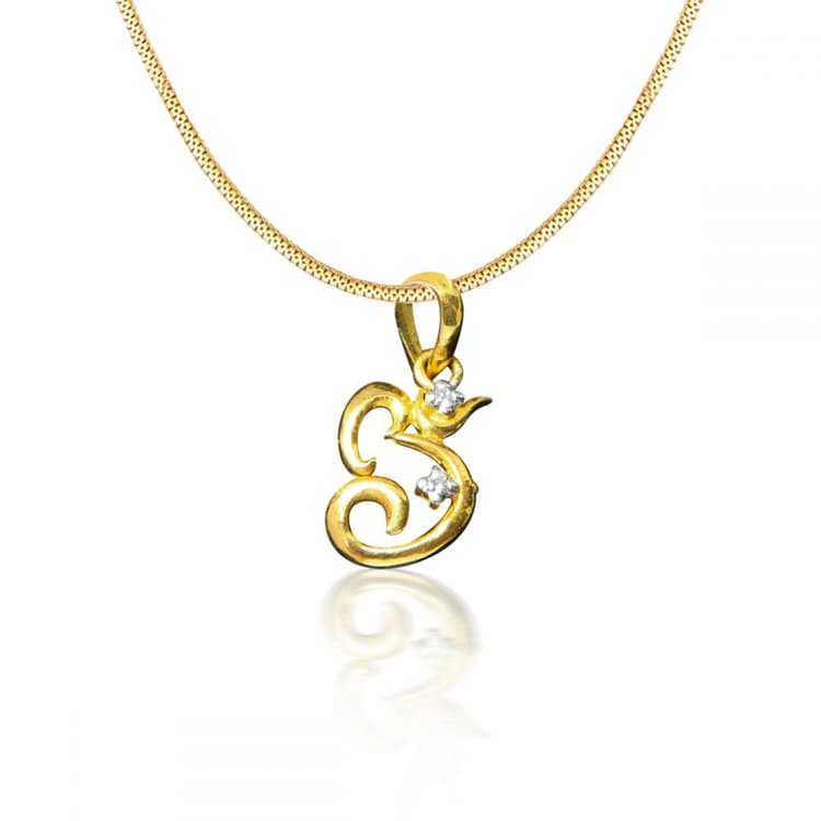 Gold and Diamond Pendant