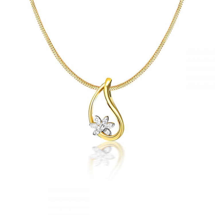 Gold and Diamond Pendant