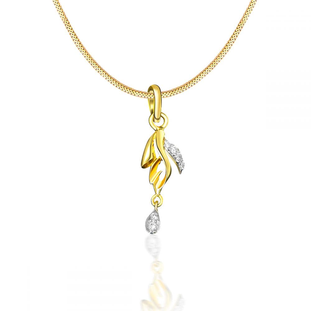 Gold and Diamond Pendant