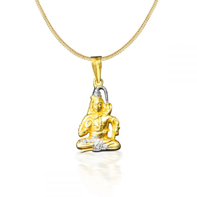 Gold and Diamond Pendant