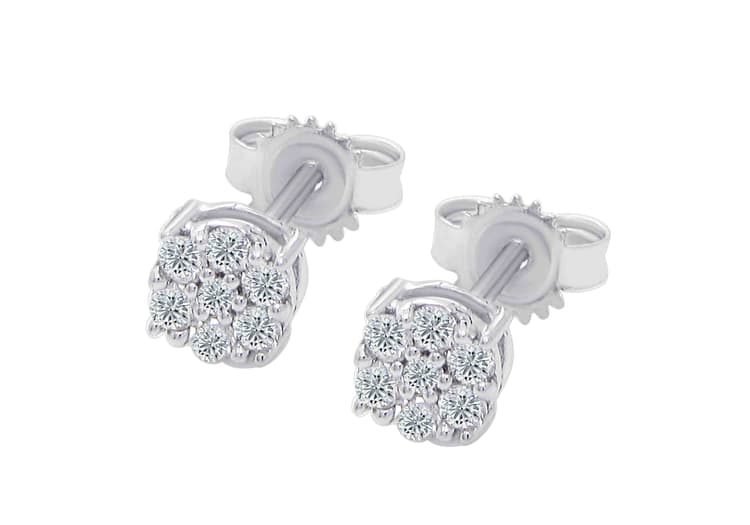Flower Diamond Earrings