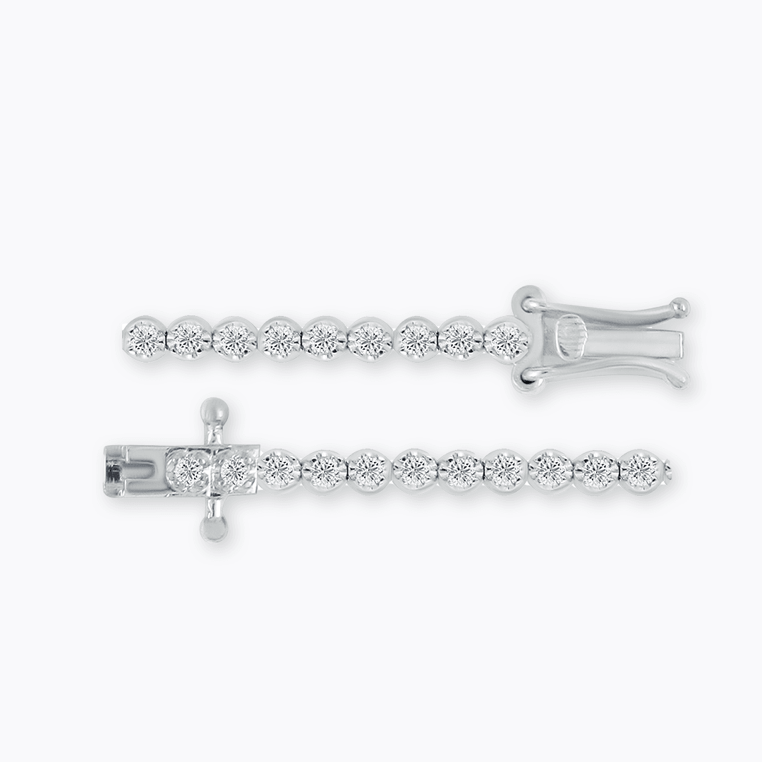 4 Prongs Tennis Bracelet