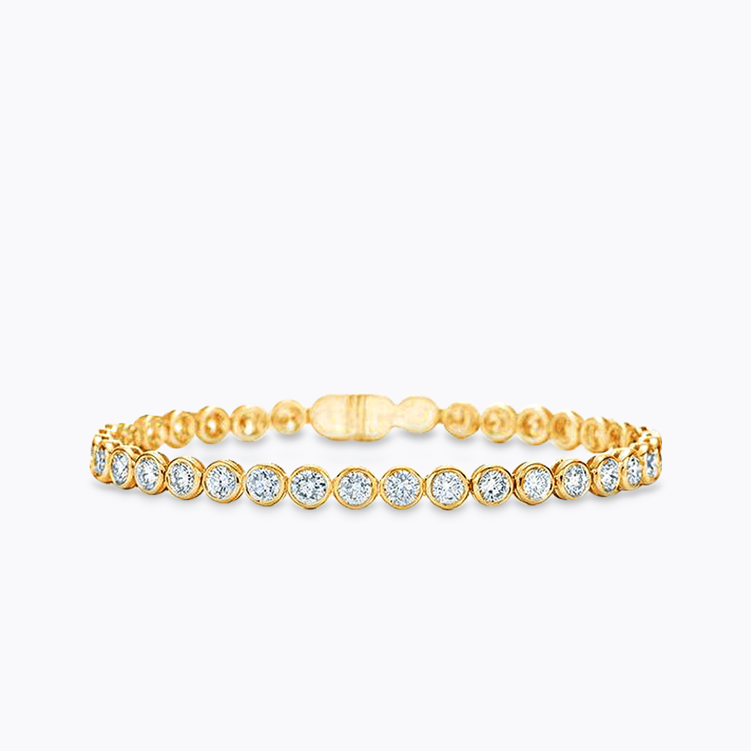 Bezel Tennis Bracelet