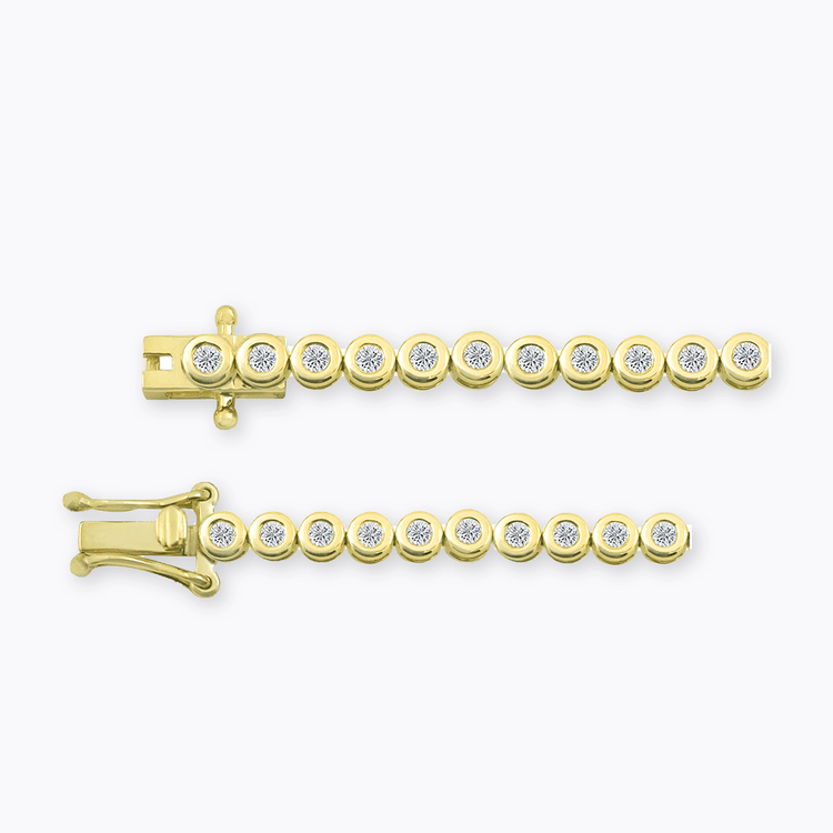 Bezel Tennis Bracelet