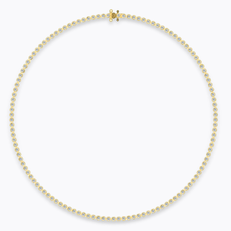 Bezel Tennis Necklace