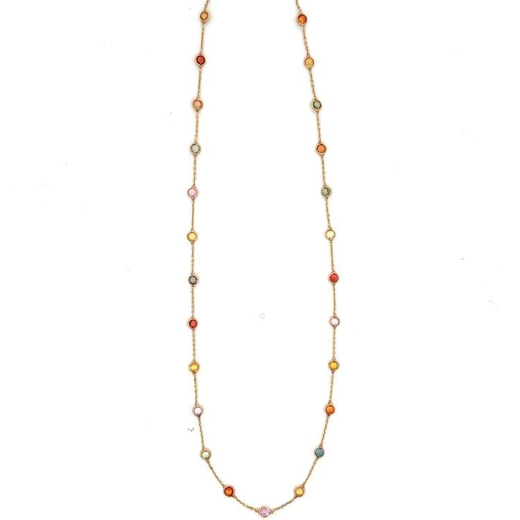 Multi Sapphire Necklace