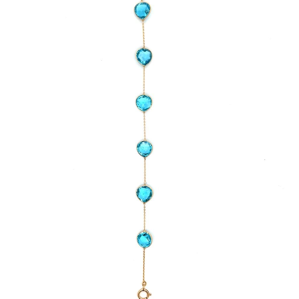 Swiss Blue Topaz Bracelet