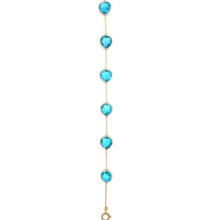 Swiss Blue Topaz Bracelet