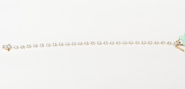 Flexible Diamond Bracelet in 14k Yellow Gold