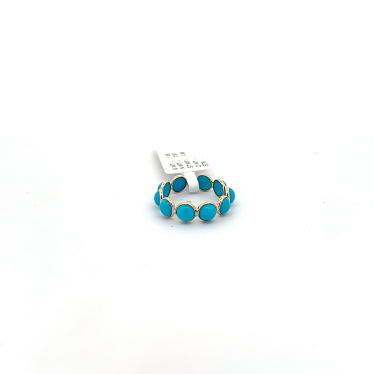 Turquoise Ring  in 14k Yellow Gold