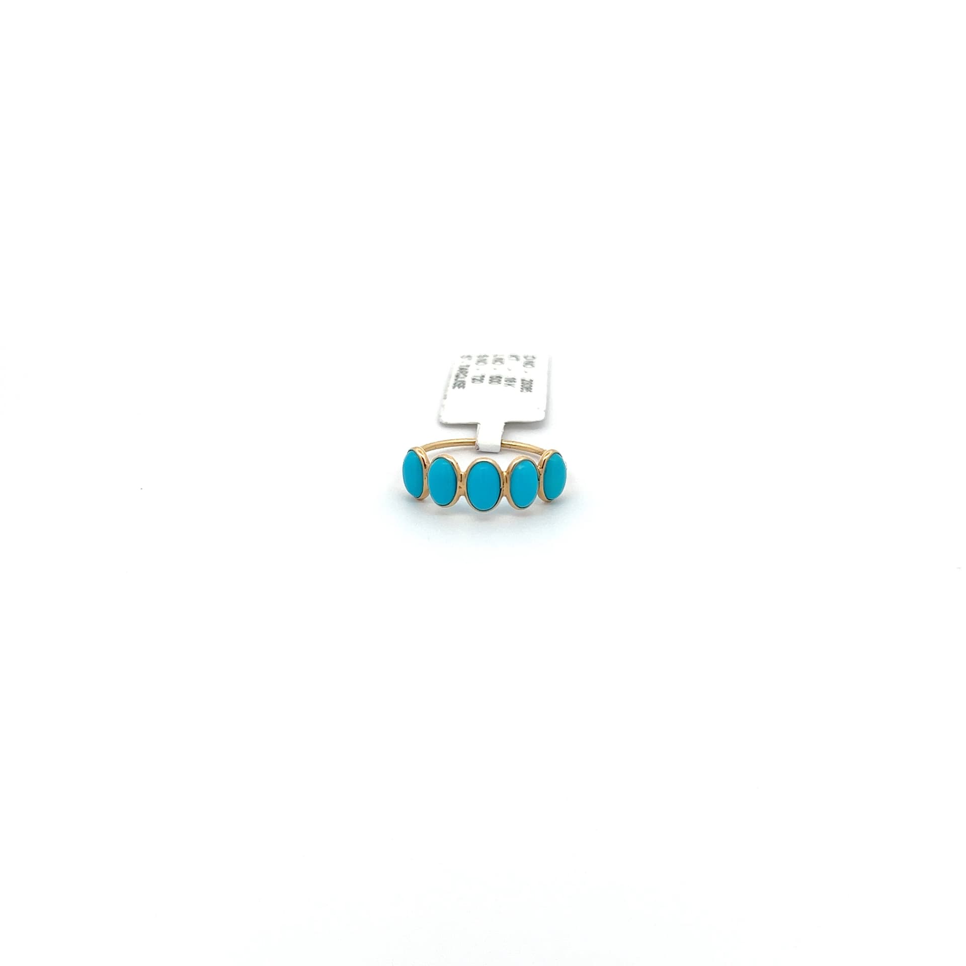Turquoise Ring  in 14k Yellow Gold