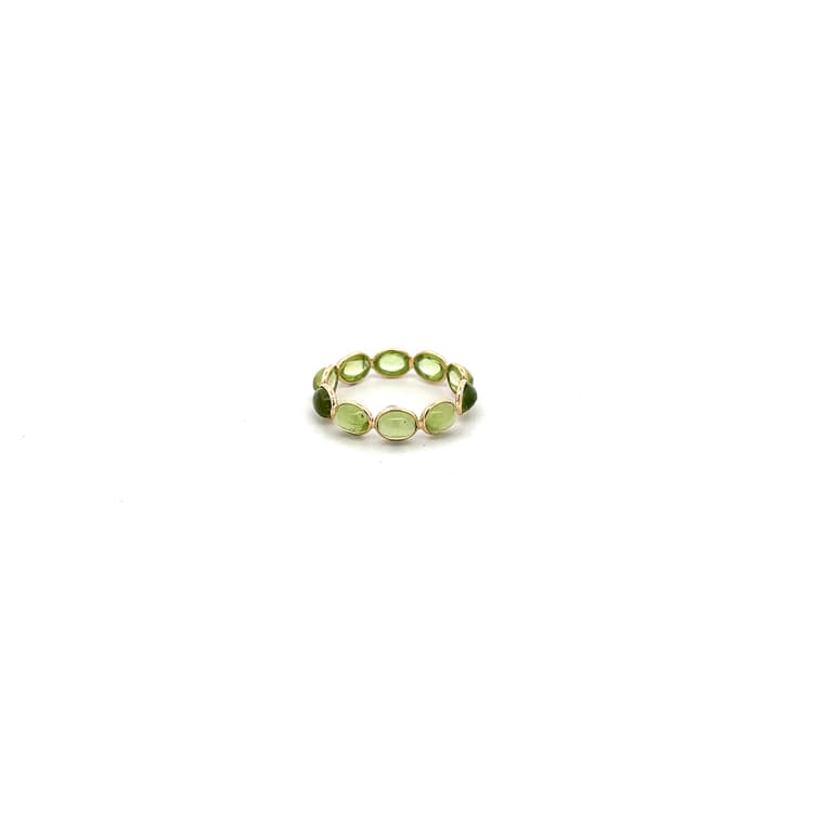 Peridot Ring in 14k Yellow Gold