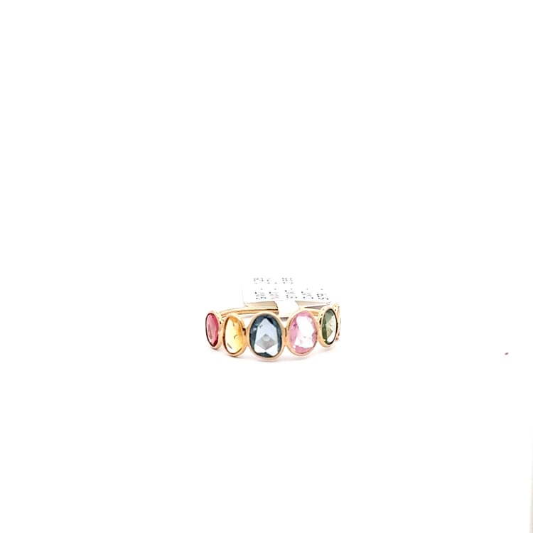 Multi-Sapphire Ring in 14k Yellow Gold