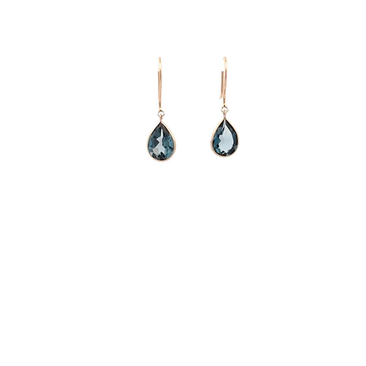 LBT Earring in 14k Yellow Gold