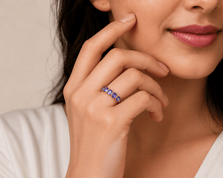 Tanzanite Ring in 14k Yellow Gold