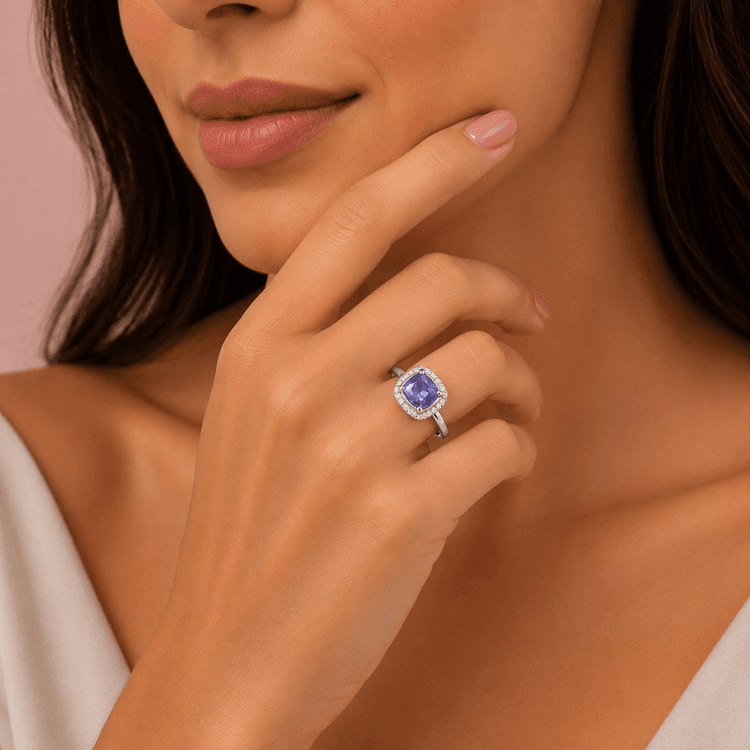 Tanzanite Ring in 14k Yellow Gold