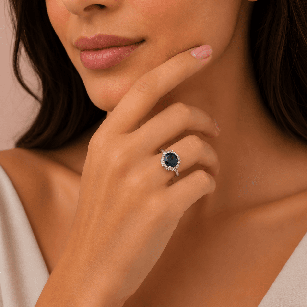 London Blue Topaz Ring in 14k Yellow Gold