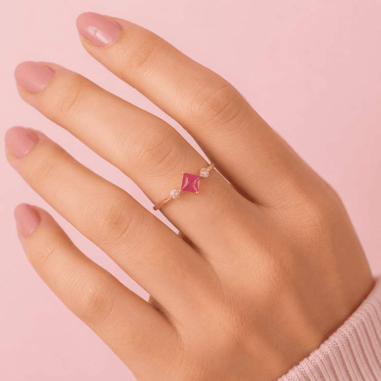 Ruby Ring in 14k Yellow Gold