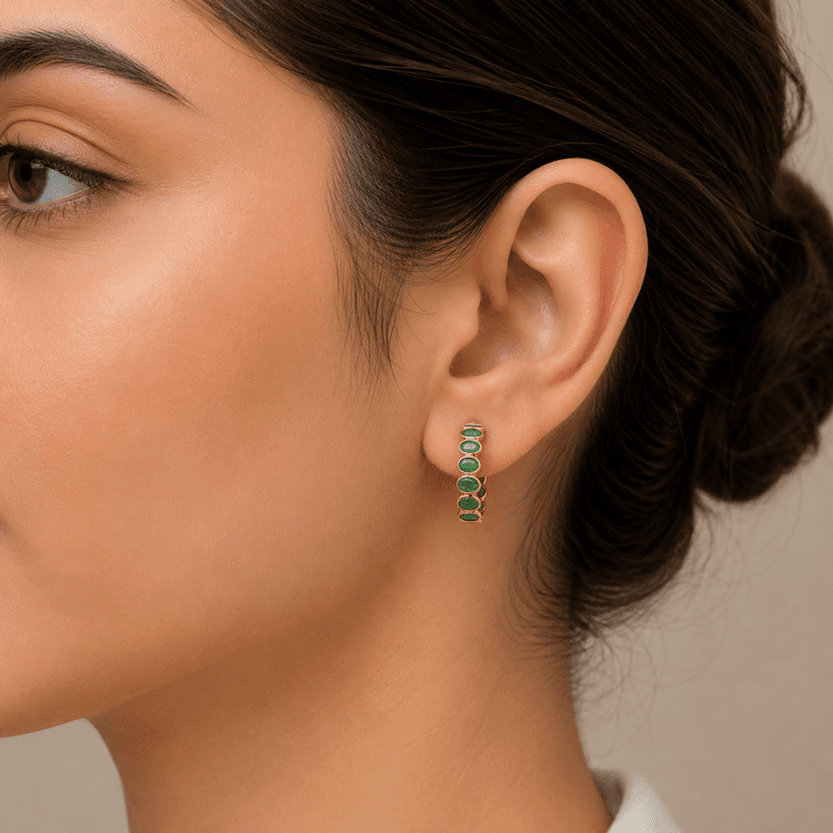 Emerald Earrings