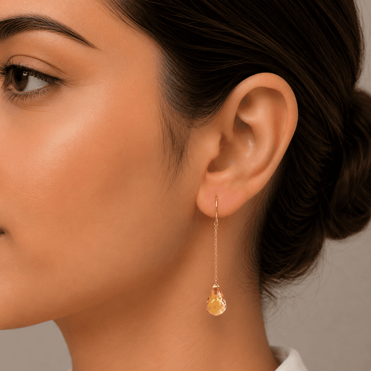 Citrin Earrings