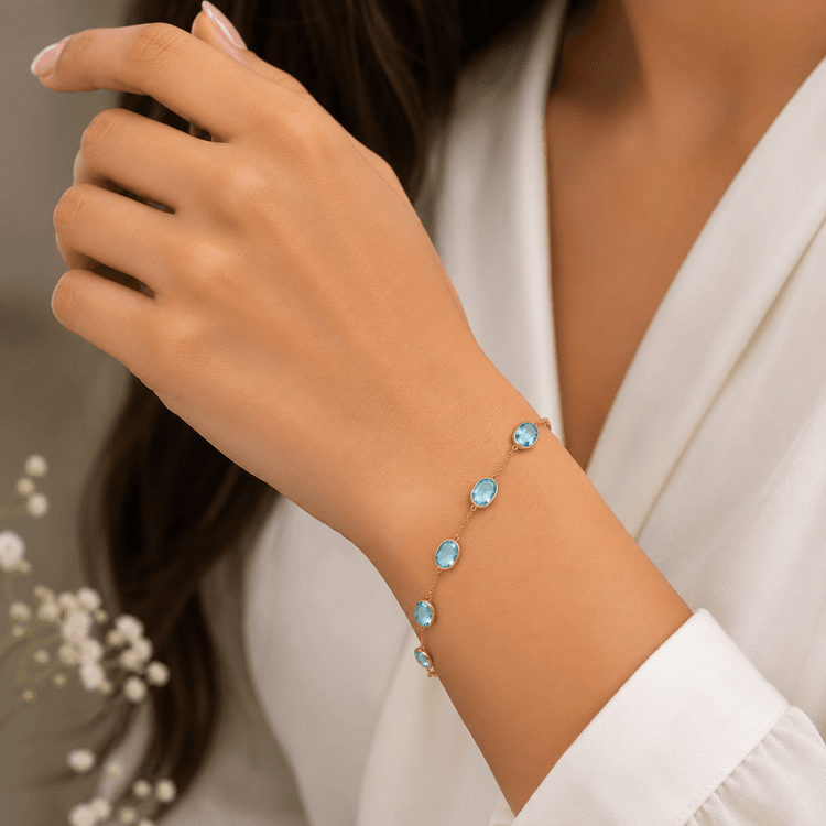 Sky Blue Topaz Bracelet