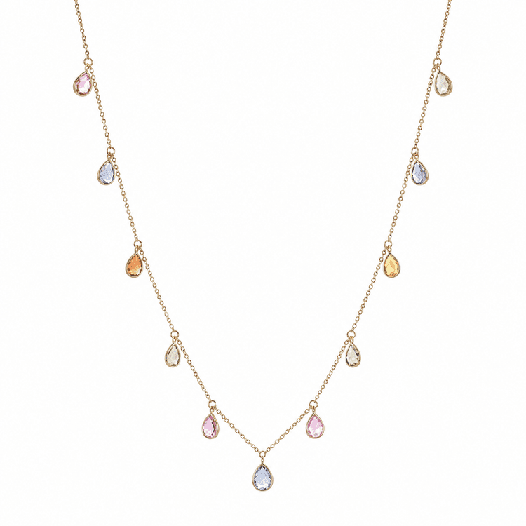 Multi Sapphire Necklace
