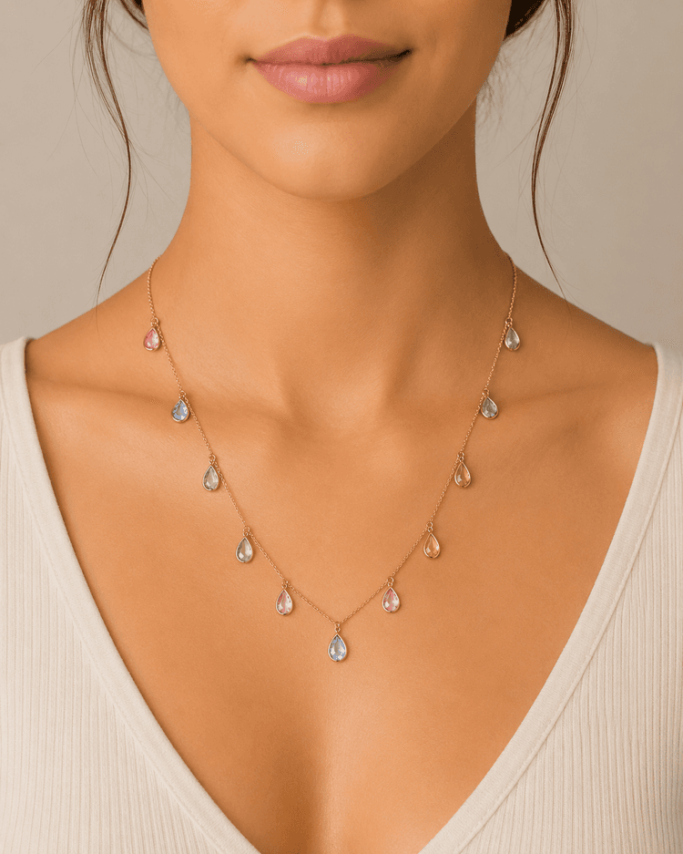 Multi Sapphire Necklace