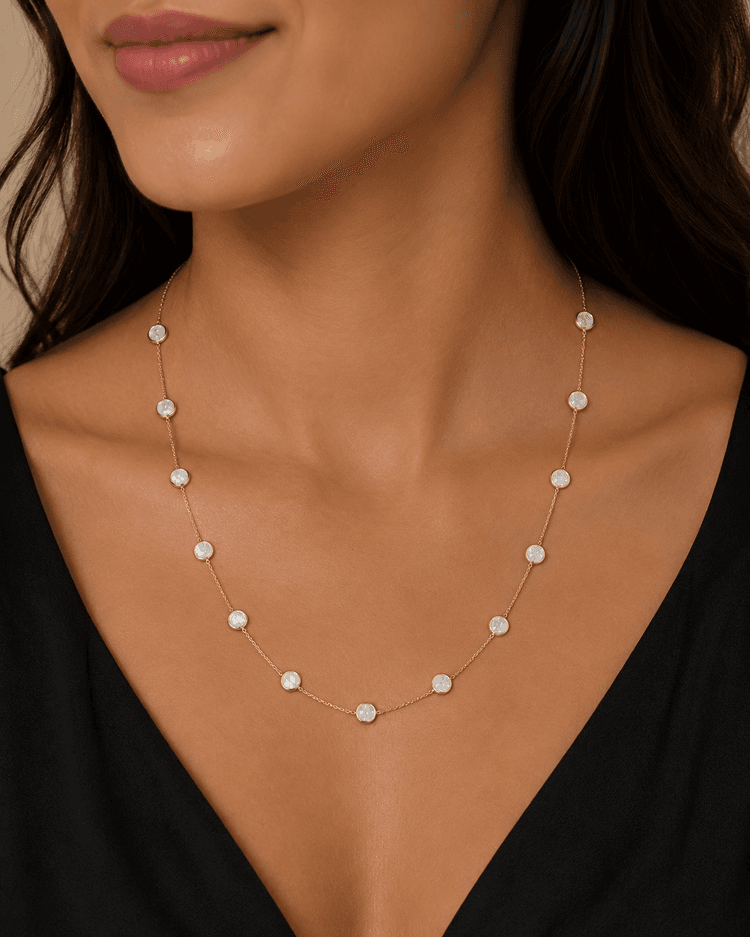 White Rainbow Necklace