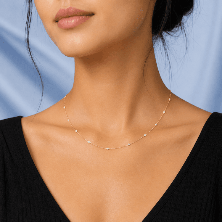 Gold & Diamond Neck Chain