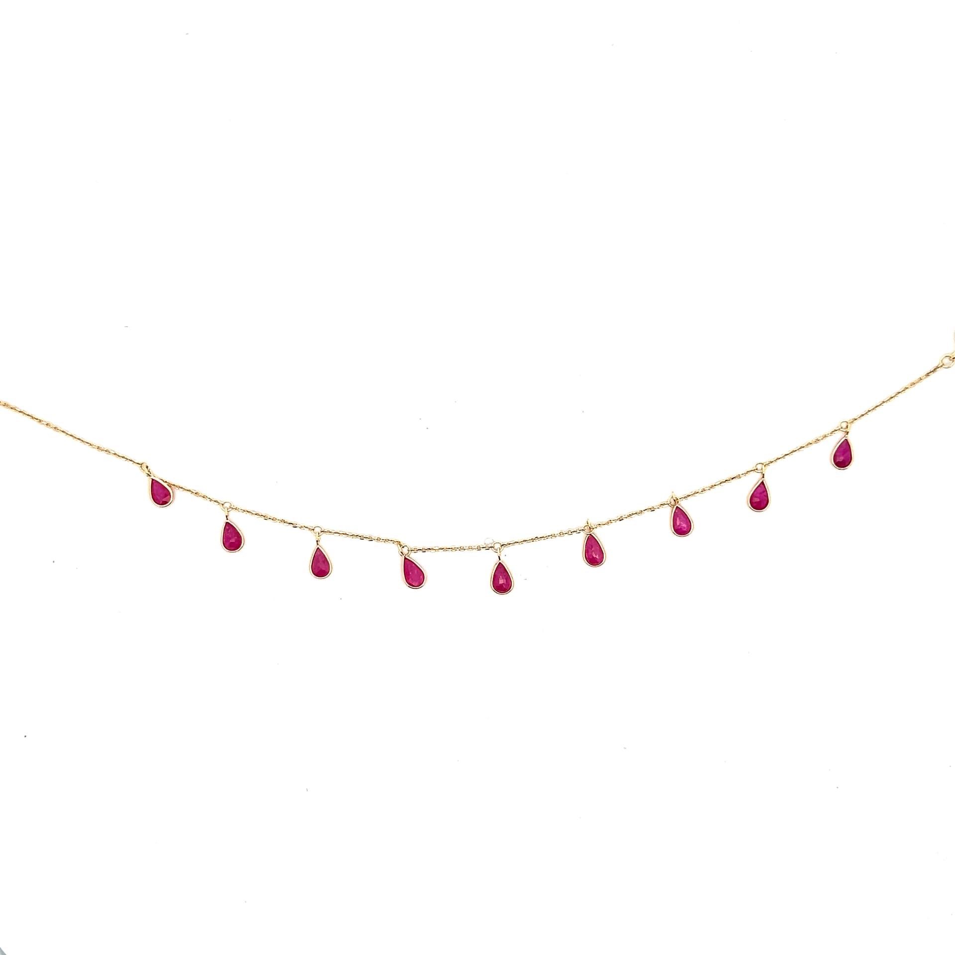Ruby Bracelet in 14k Yellow Gold