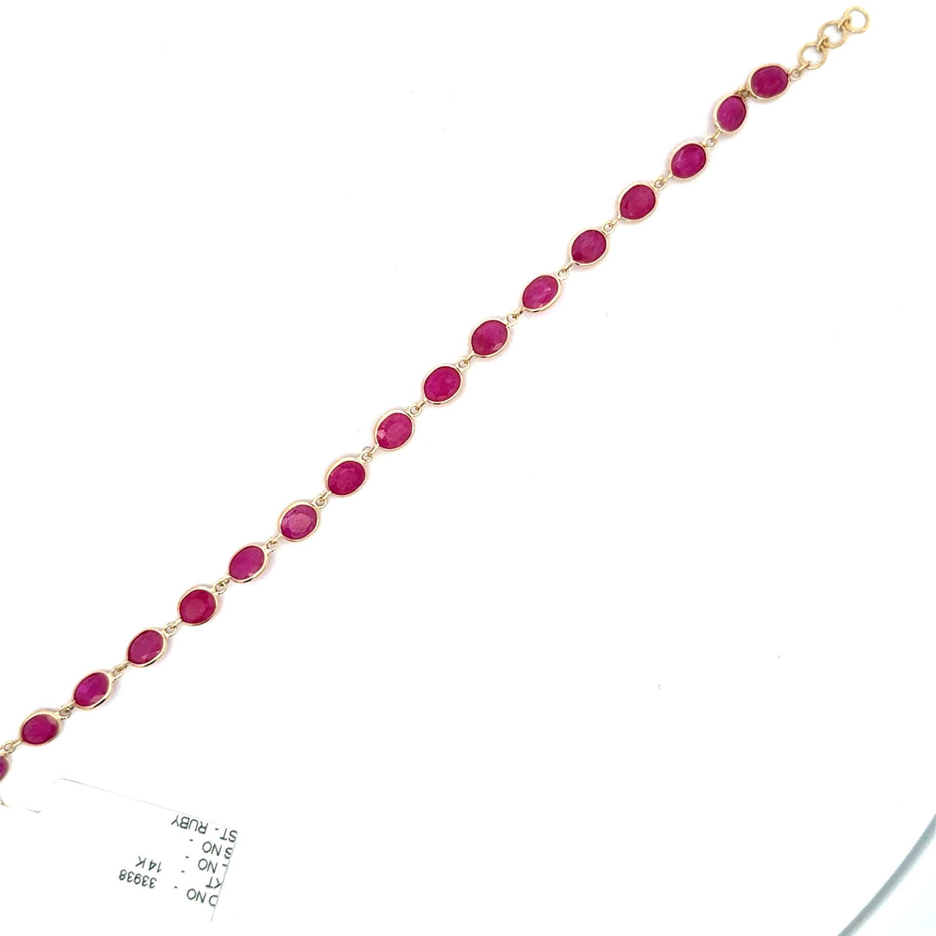 Ruby Bracelet in 14k Yellow Gold