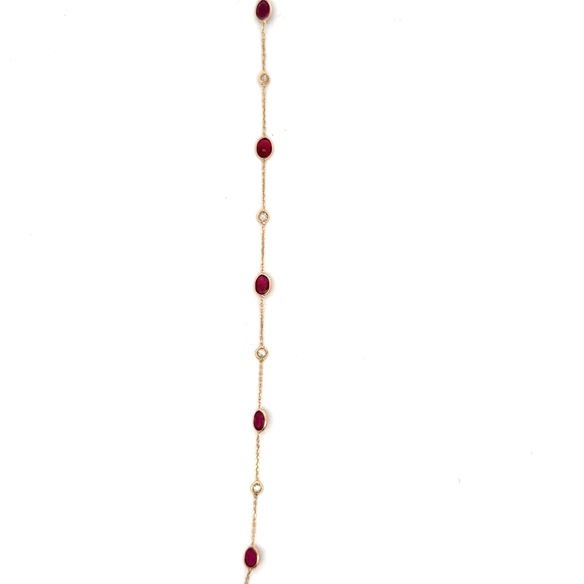 Ruby-Diamond in 14k Yellow Gold