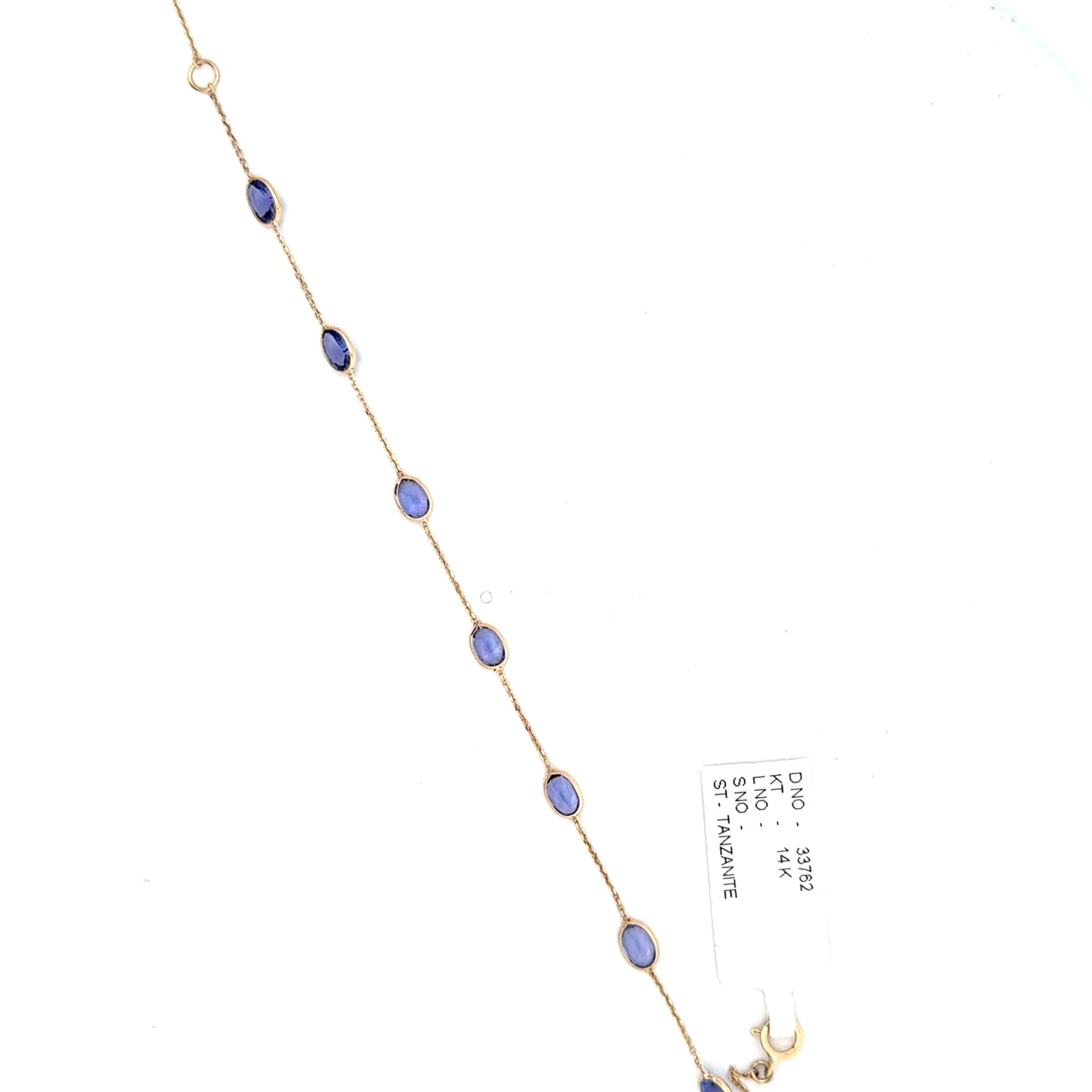 Tanzanite Bracelet in 14k Yellow Gold