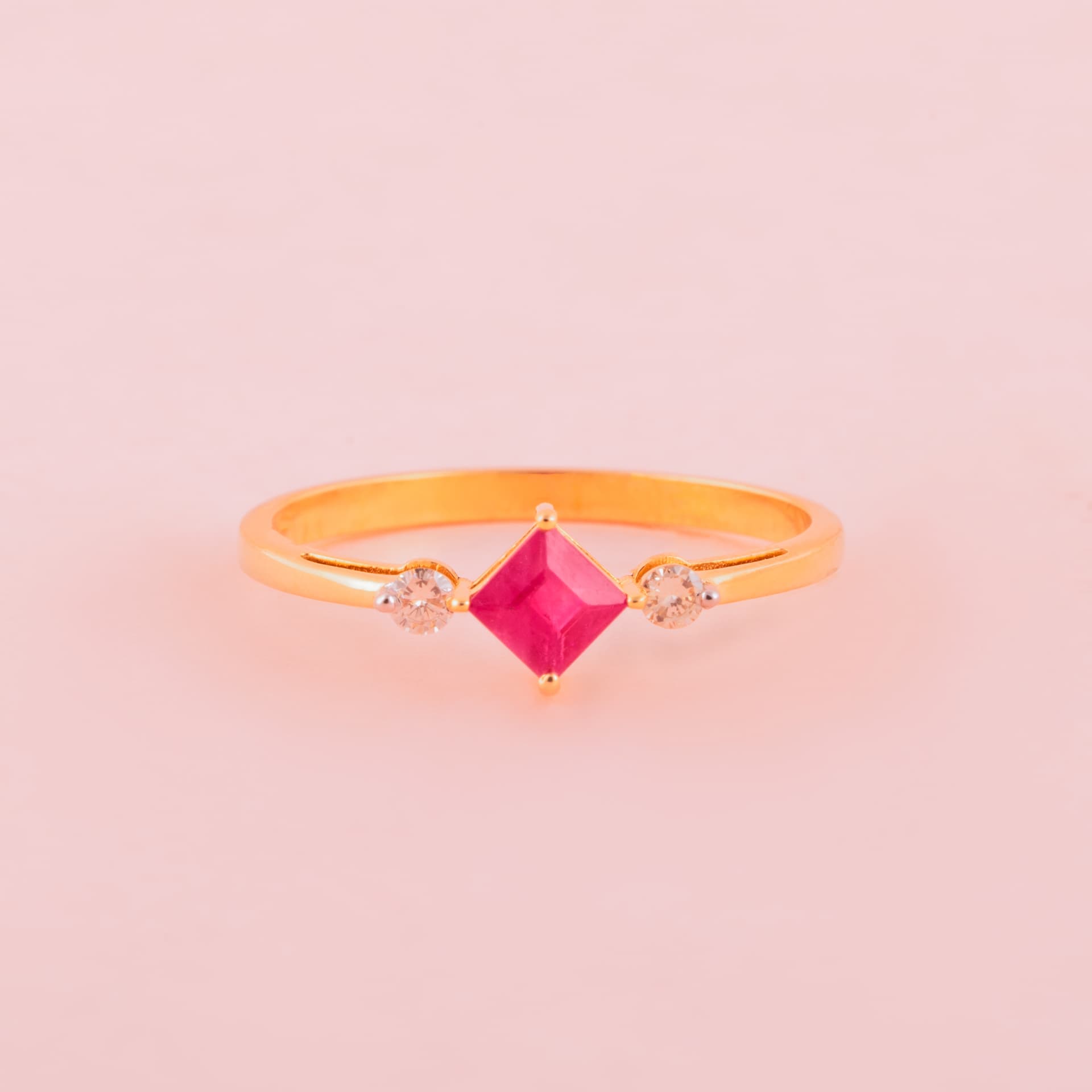 Ruby Ring in 14k Yellow Gold