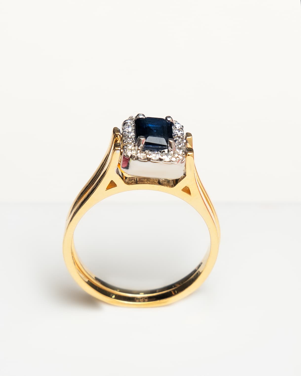 Reversible Flip Ring in 14k Yellow Gold