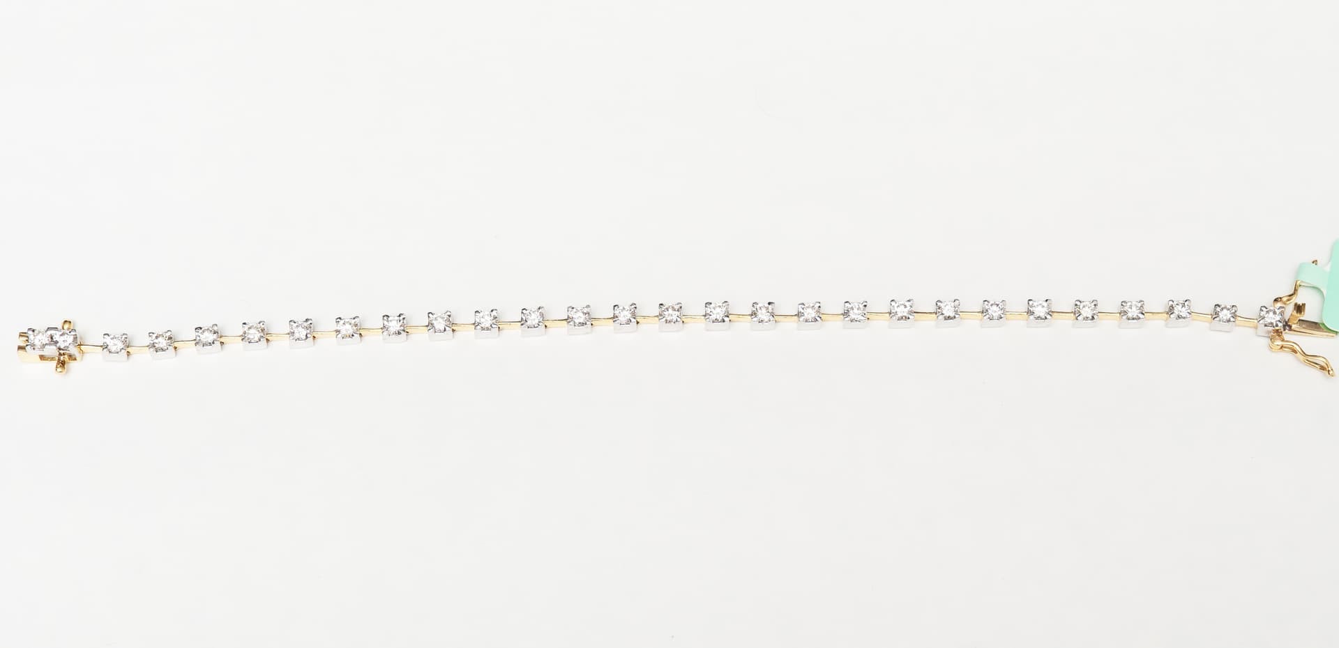 Flexible Diamond Bracelet in 14k Yellow Gold