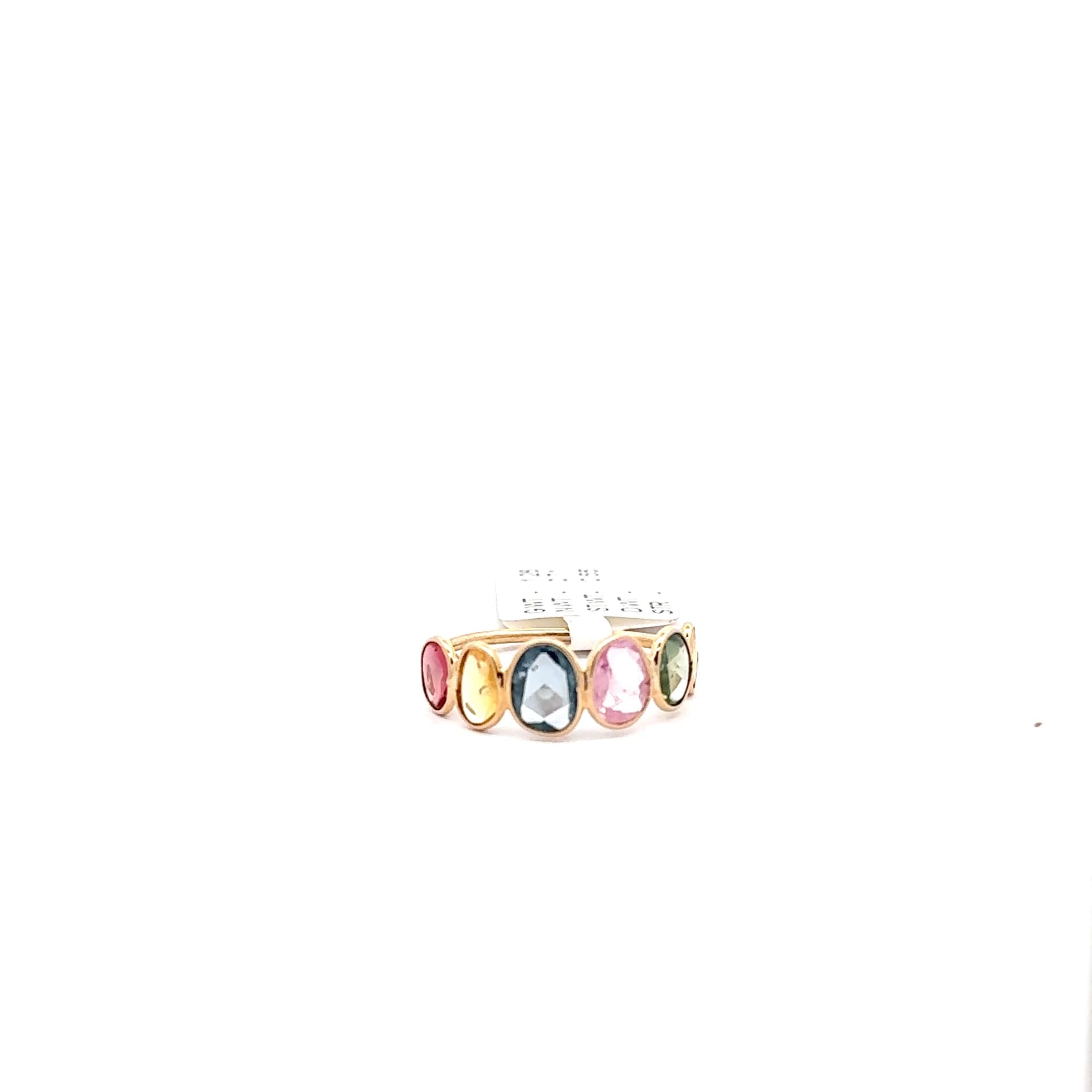 Multi-Sapphire Ring in 14k Yellow Gold