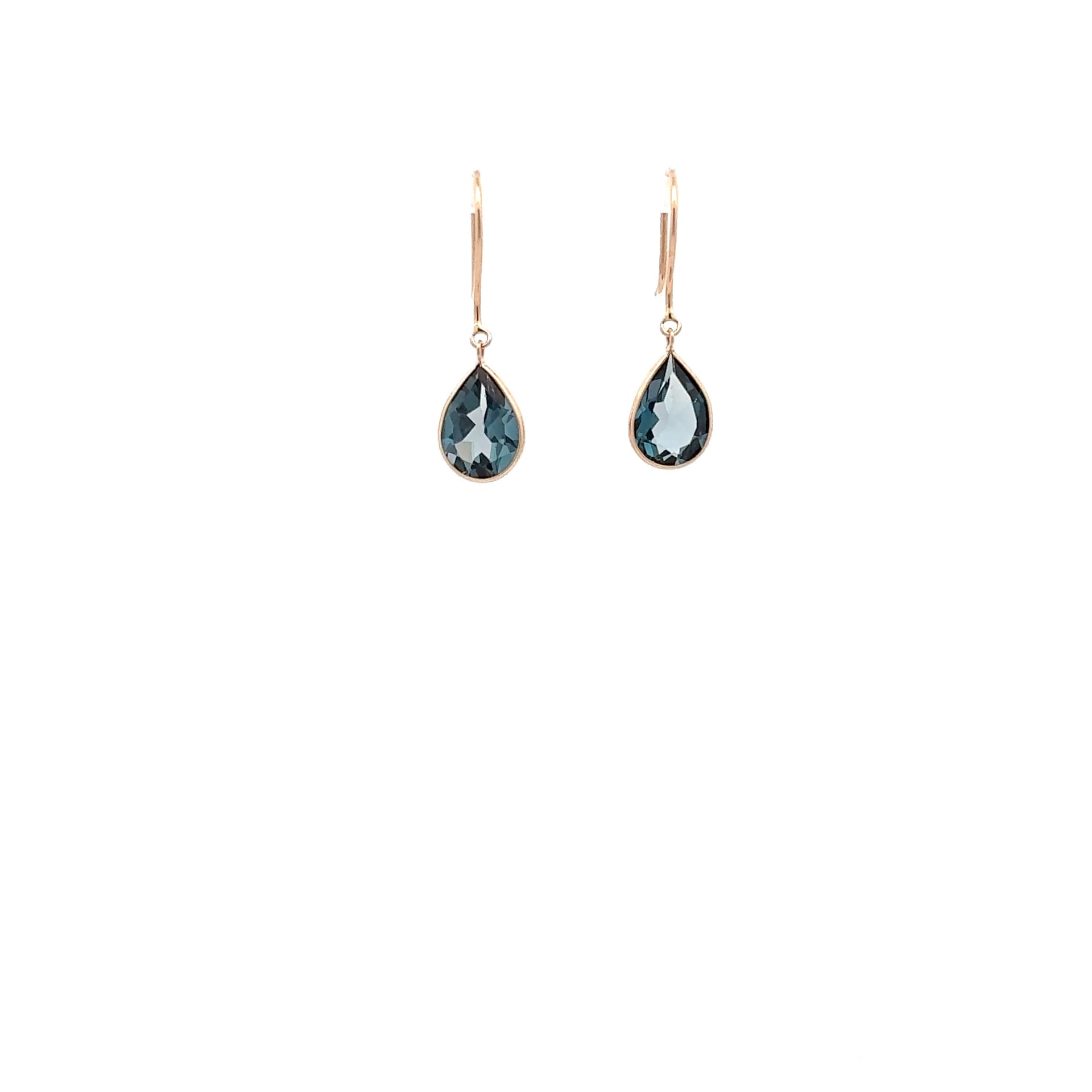 LBT Earring in 14k Yellow Gold