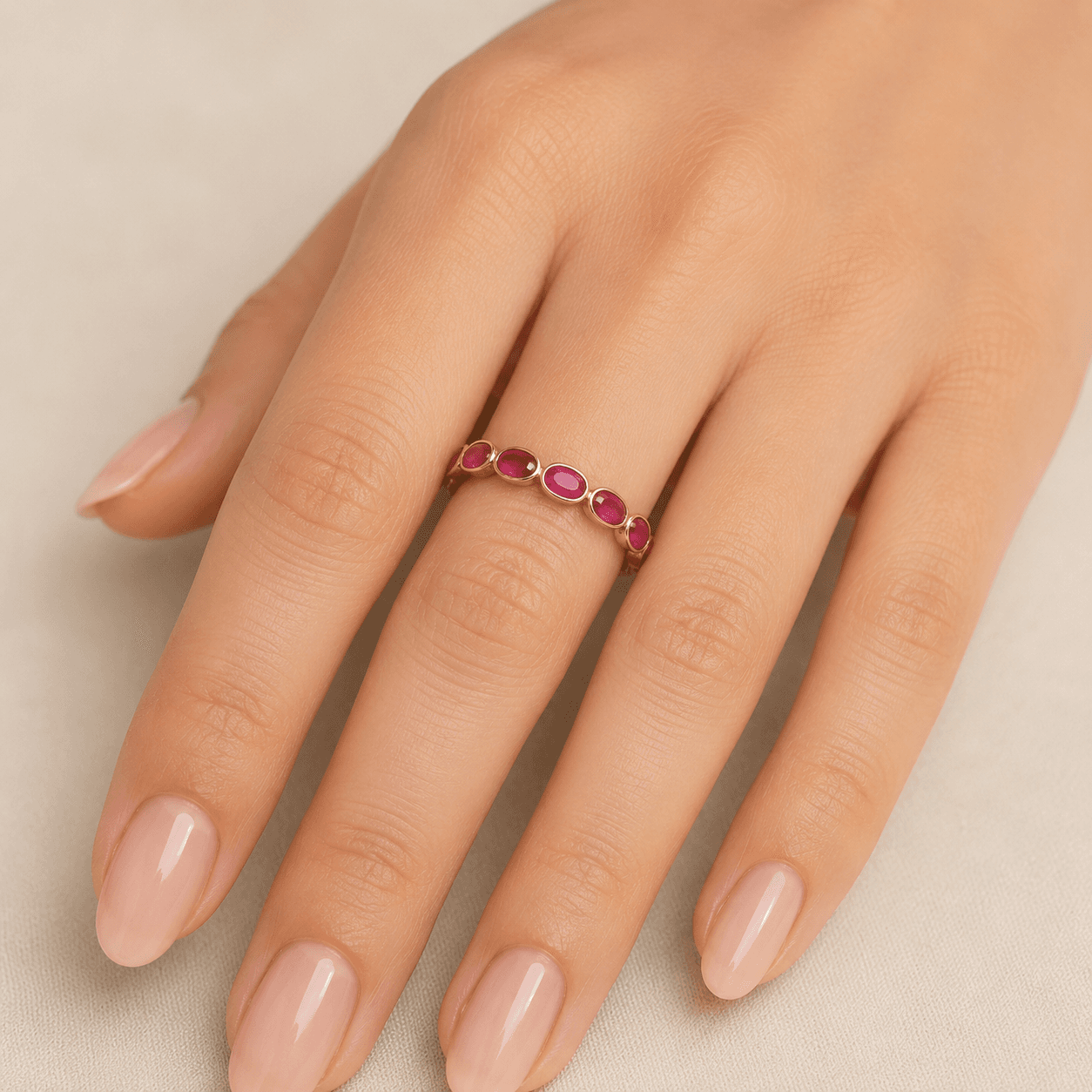 Ruby Ring in 14k Yellow Gold