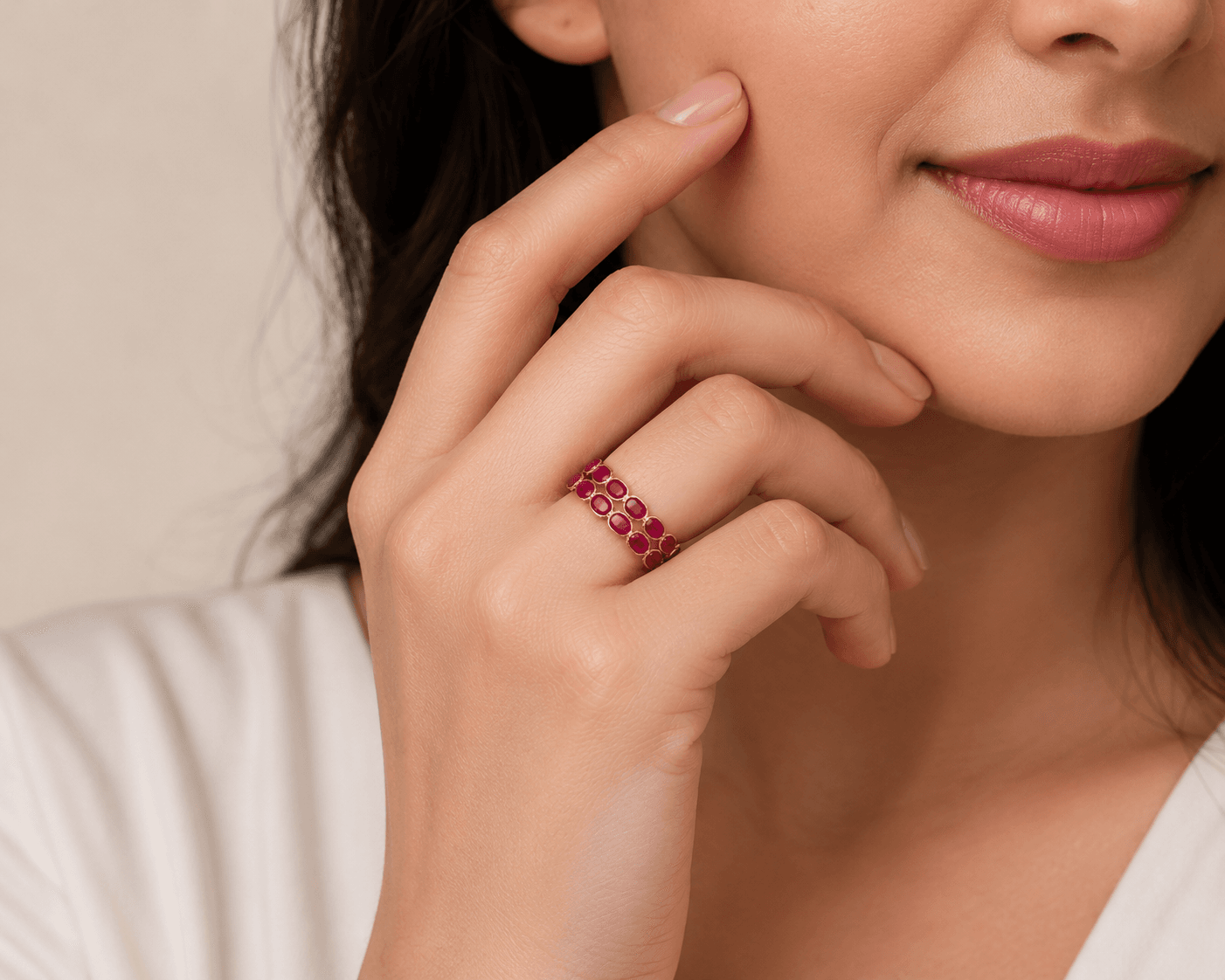Ruby Ring in 14k Yellow Gold