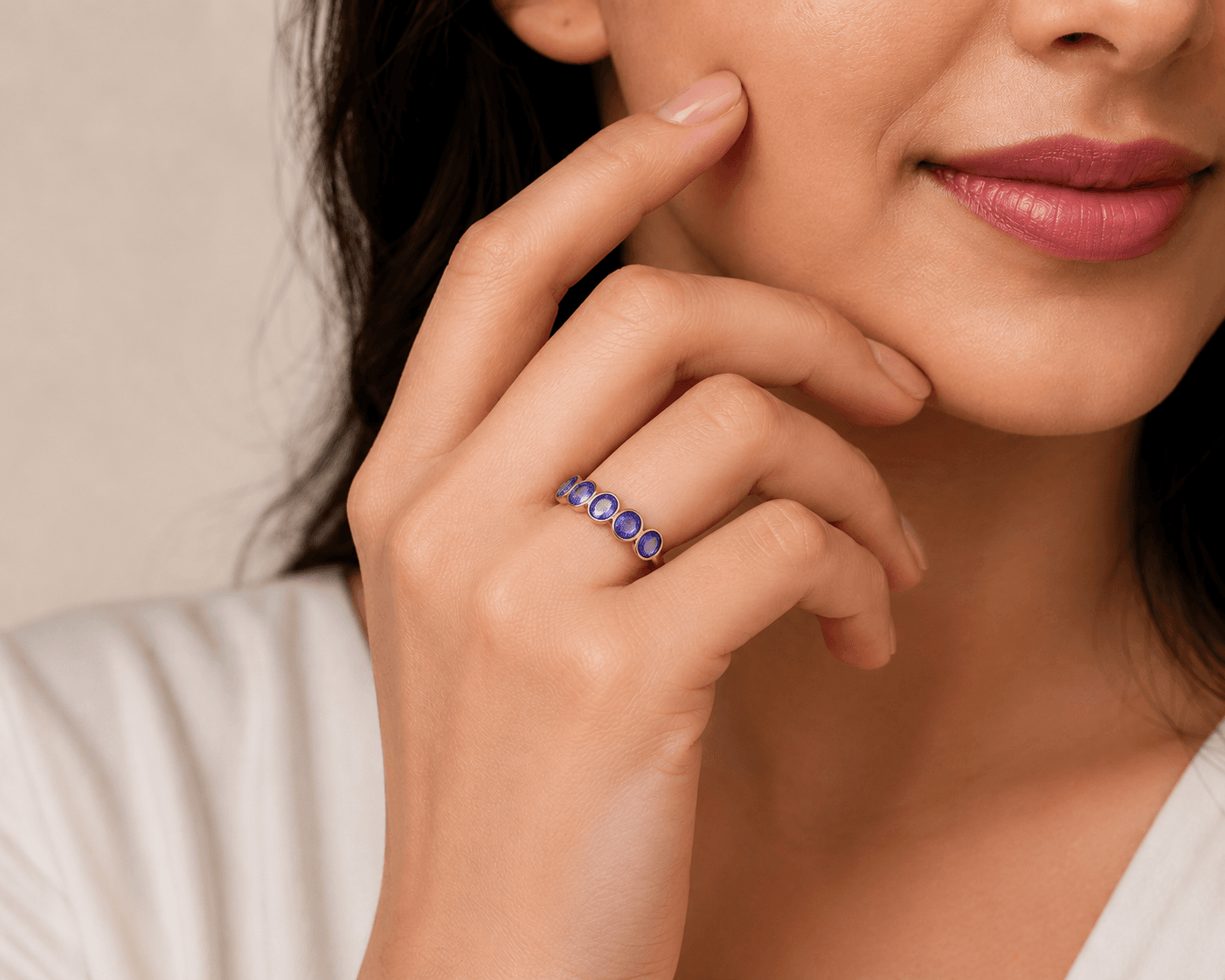 Tanzanite Ring in 14k Yellow Gold