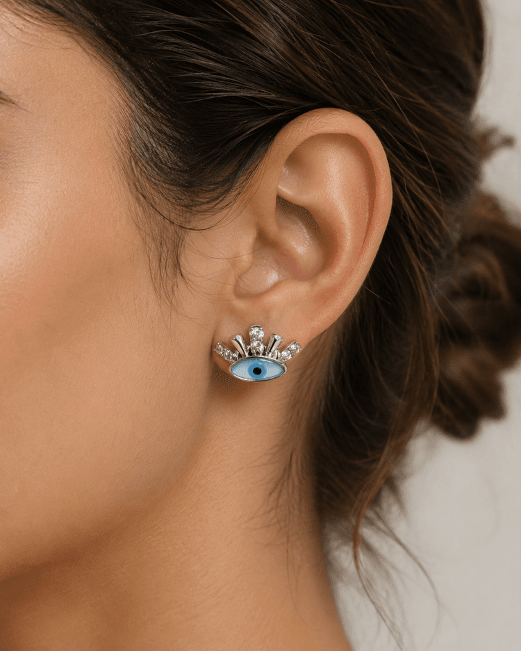 MOP Earring in 14k Yellow Gold