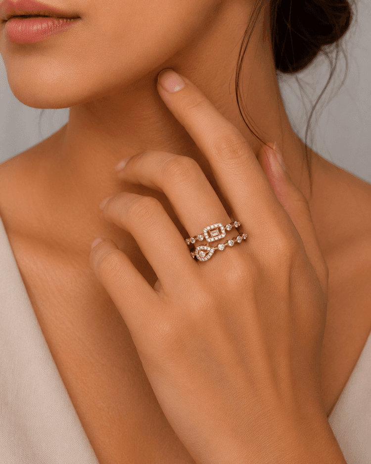 Diamond Ring in 14k Yellow Gold
