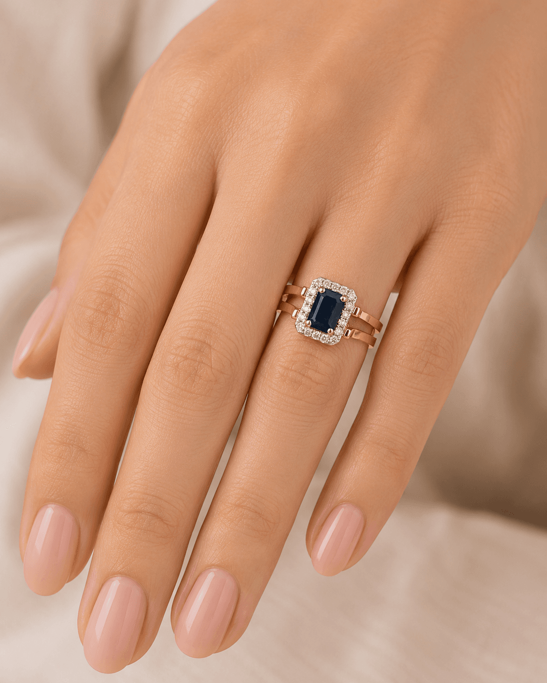 Reversible Flip Ring in 14k Yellow Gold
