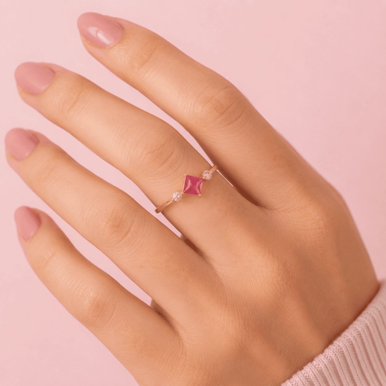 Ruby Ring in 14k Yellow Gold