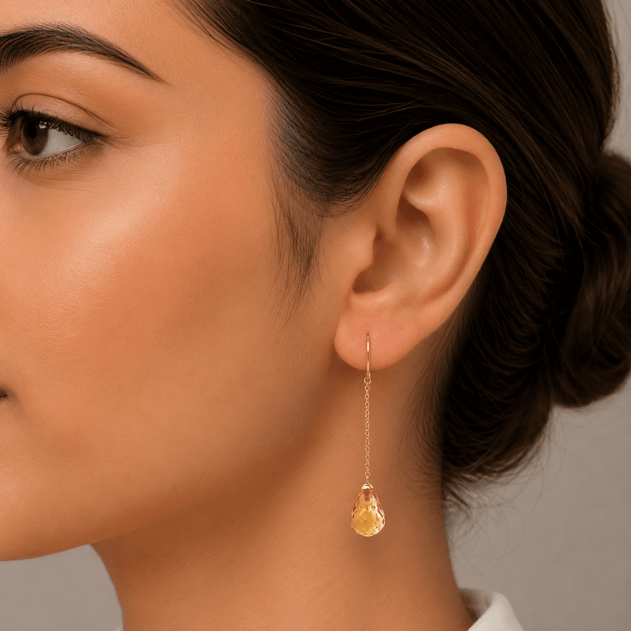 Citrin Earrings