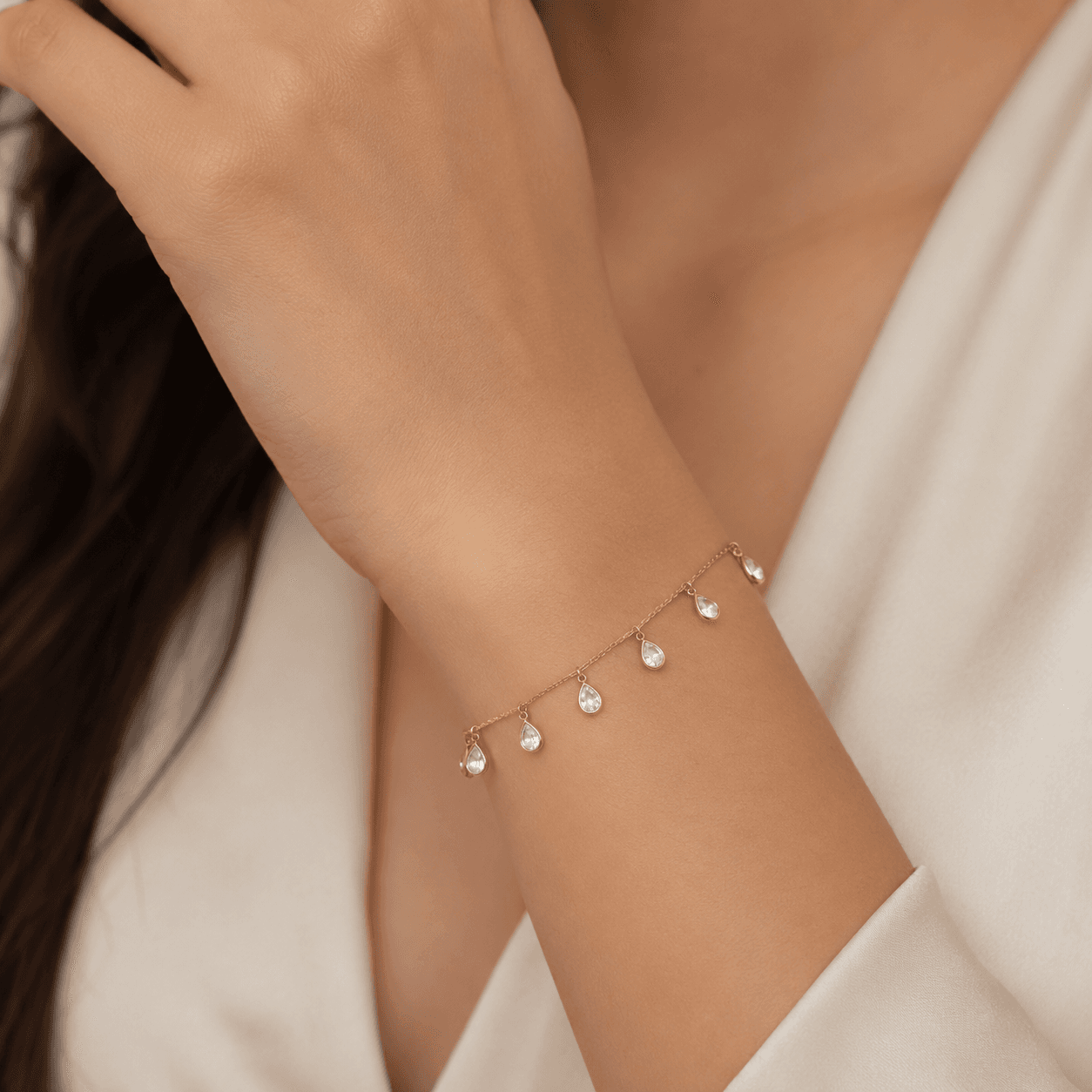 White Rainbow Bracelet