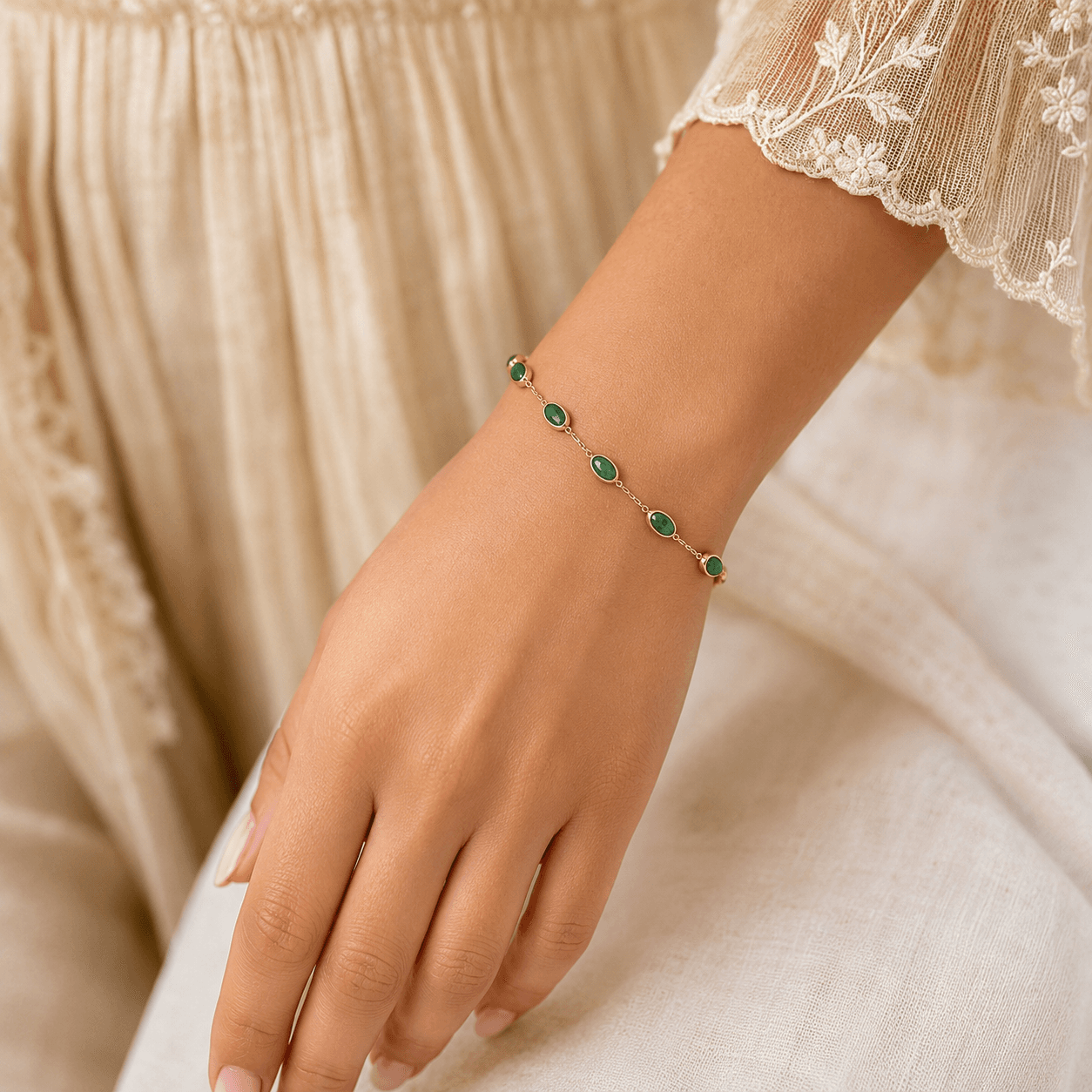 Emerald Bracelet