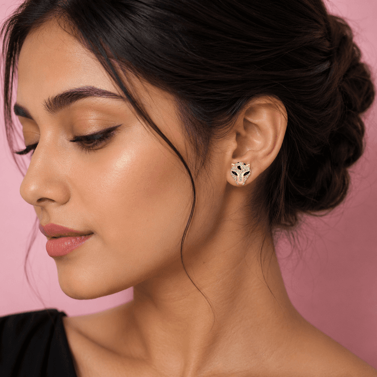 Tiger Stud Earrings